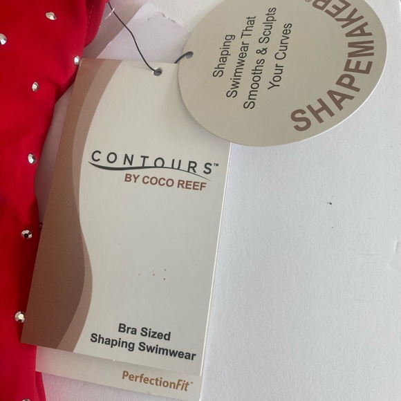 Coco Reef SANGRIA Studded One Piece Swimsuit NEW - Picture 10 of 16